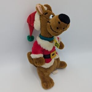 Scooby-Doo In Santa Outfit Christmas Plush Toy Festive Plush Toy Cartoon Network